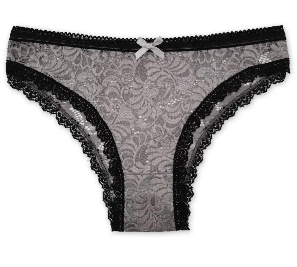 Chiloți din bumbac damă sexy din dantelă slip transparent chiloți lenjerie lenjerie intimă feminină 6 buc/set