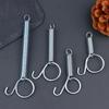 Bird Cage Door Spring Hooks 5Pcs 6cm 7cm 8.5cm 11.5cm Metal Snap Hook Strong Tension Springs for Secure Locking
