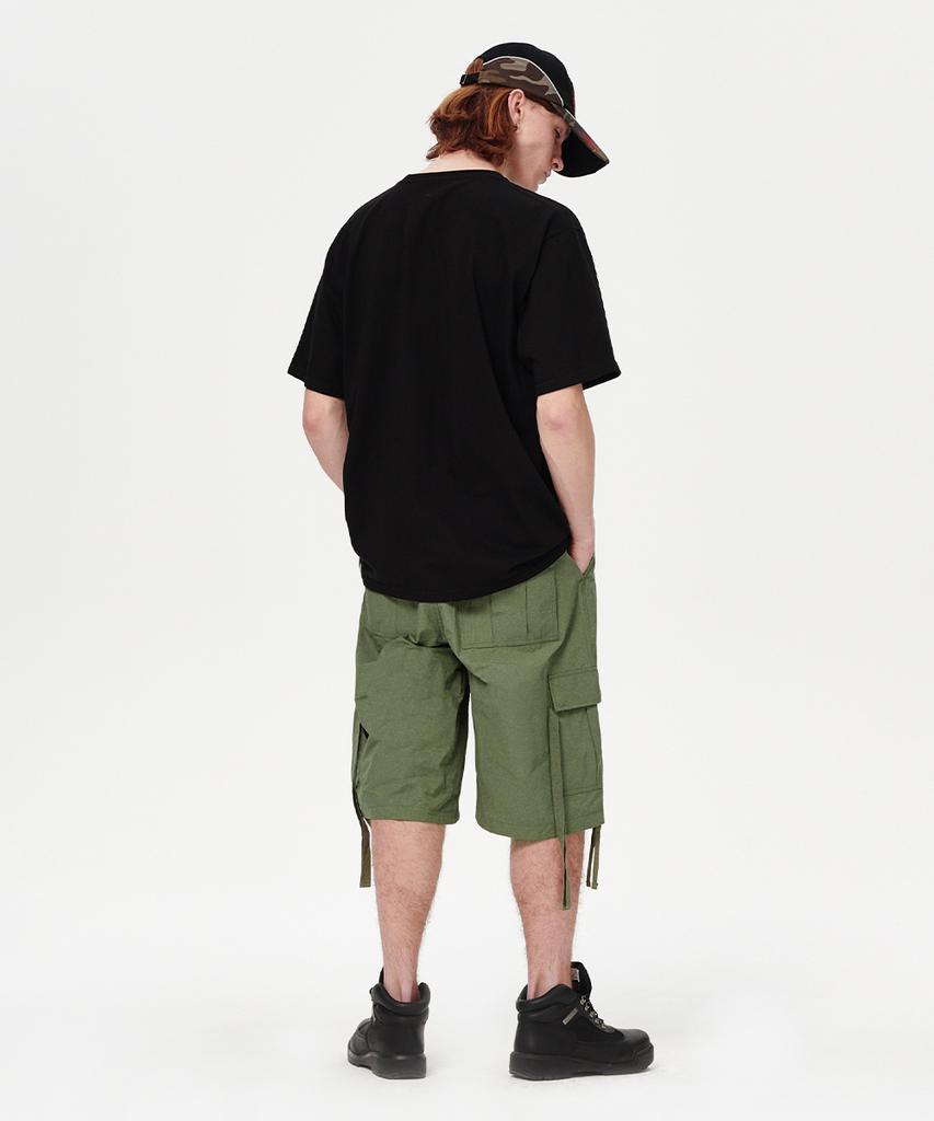 Maha Grid Bermuda Cargo Short Khaki(Mg2Emmpa60A)