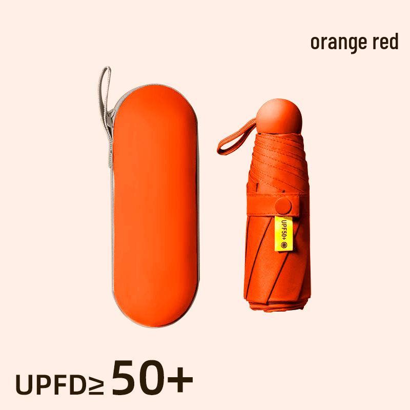 Compact UV Protection Dual-Use Mini Umbrella for Sun and Rain
