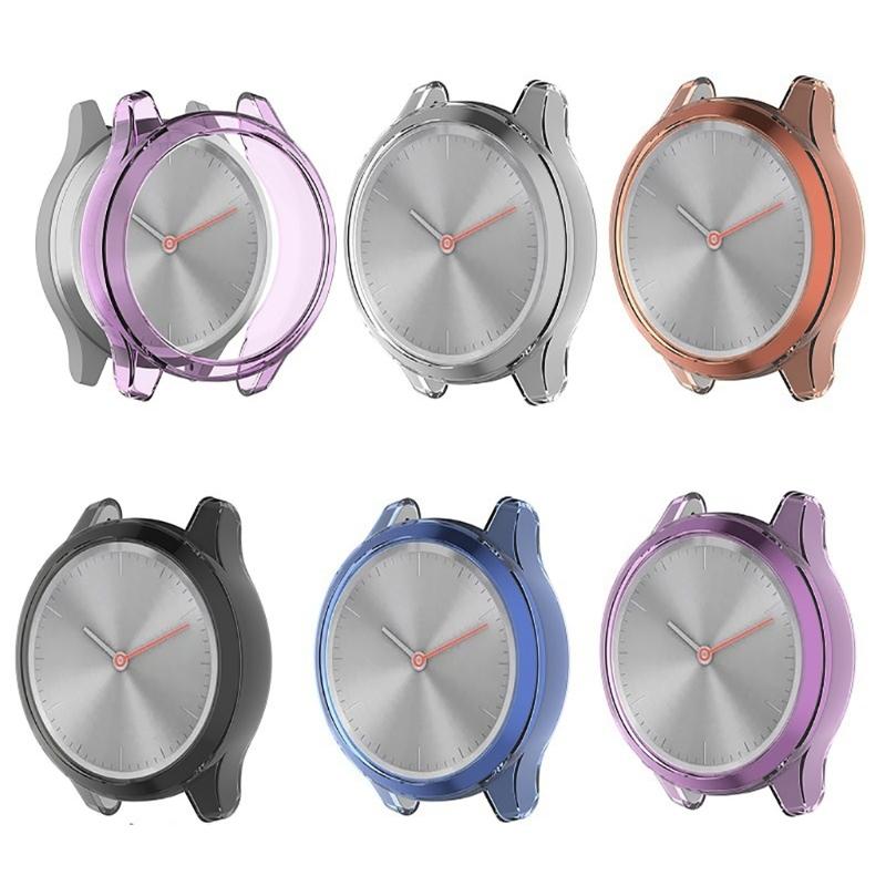 Smartwatch Anti Dust Case Waterproof Protector Shockproof Housing Soft Sleeve Frame Bumper-Shell Suitable for Move Trend