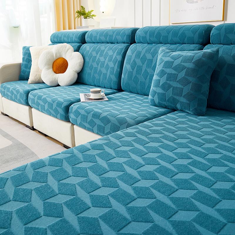 Small Fresh Sofa Cover, All-inclusive Universal Cover, New Style for All Seasons, Anti-cat Scratch, Anti-slip Elastic Sofa Cover