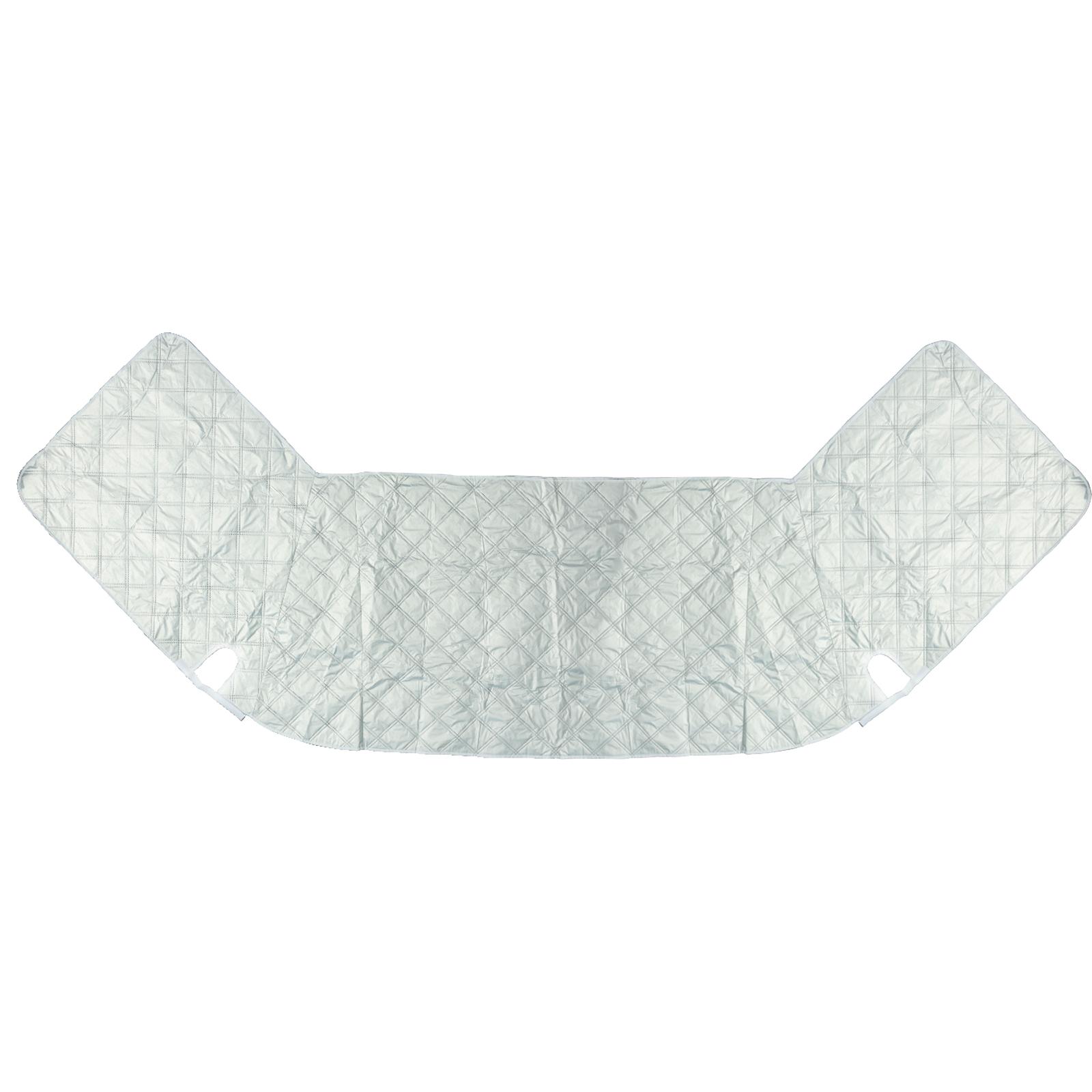 

4 слоя защитных чехлов на переднее окно автофургона, затемняющий солнцезащитный козырек на лобовое стекло автофургона с вырезами для зеркал и магнитами, защита окон, аксессуары для автофургона серебряный