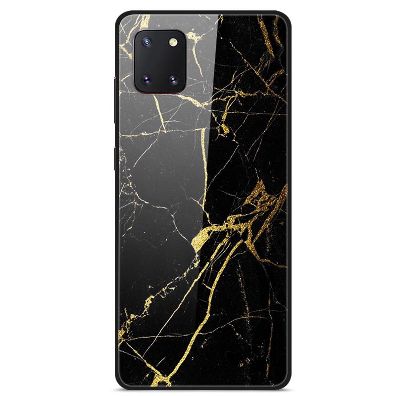 For Coque Samsung Note 10 Lite Case Tempered Glass Planet Space Cover for Samsung Galaxy Note10 Lite Case S10 Lite Glass Case