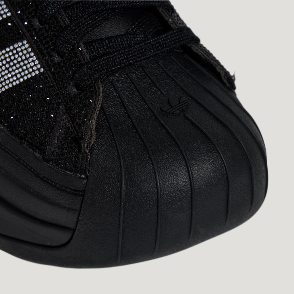 adidas Superstar Bold Rhinestone Black Silver (Women's)