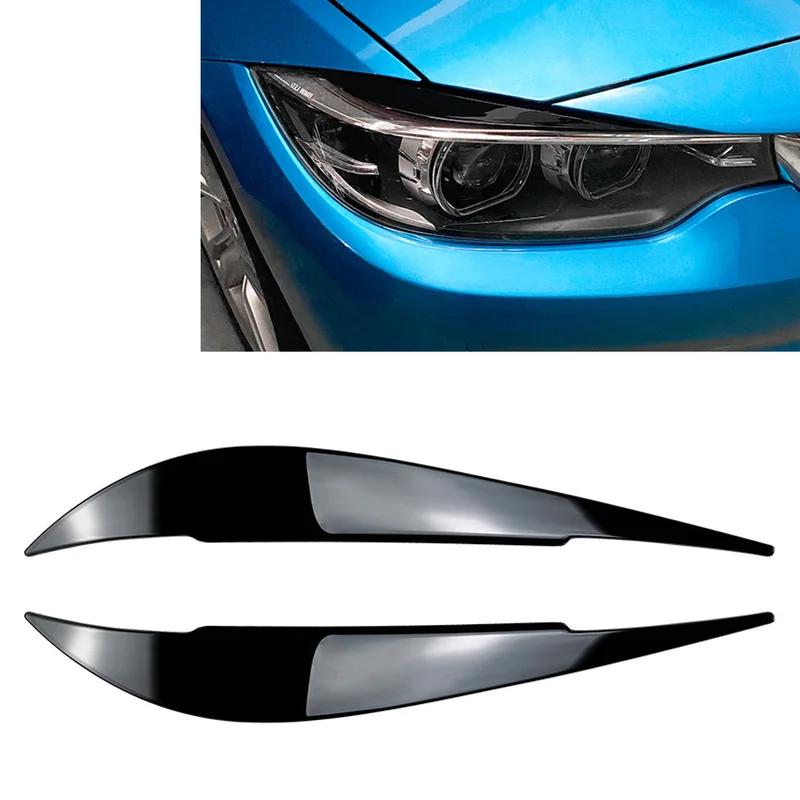 Car Front Headlight Eyebrow Decoration Trim For BMW 4 Series F32 F33 F36 2012-2020 For F80 M3 2014-2018 For F82 F83 M4 2015-2020