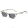 Retro Cat Eye Solbriller UV400 Shades Vintage Små Trekant Solbriller Hip Hop Briller Kvinner Kvinnelige Trendy Briller