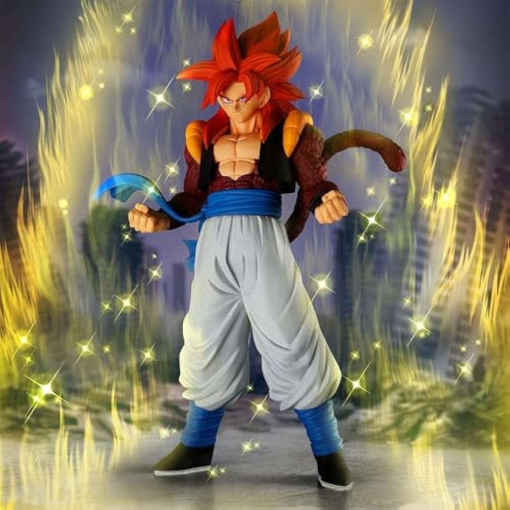 Dragon Ball Figure Gogeta Super Saiyan 4 SOLID EDGE WORKS-THE DEVICE- Size: Approx. 20cm
