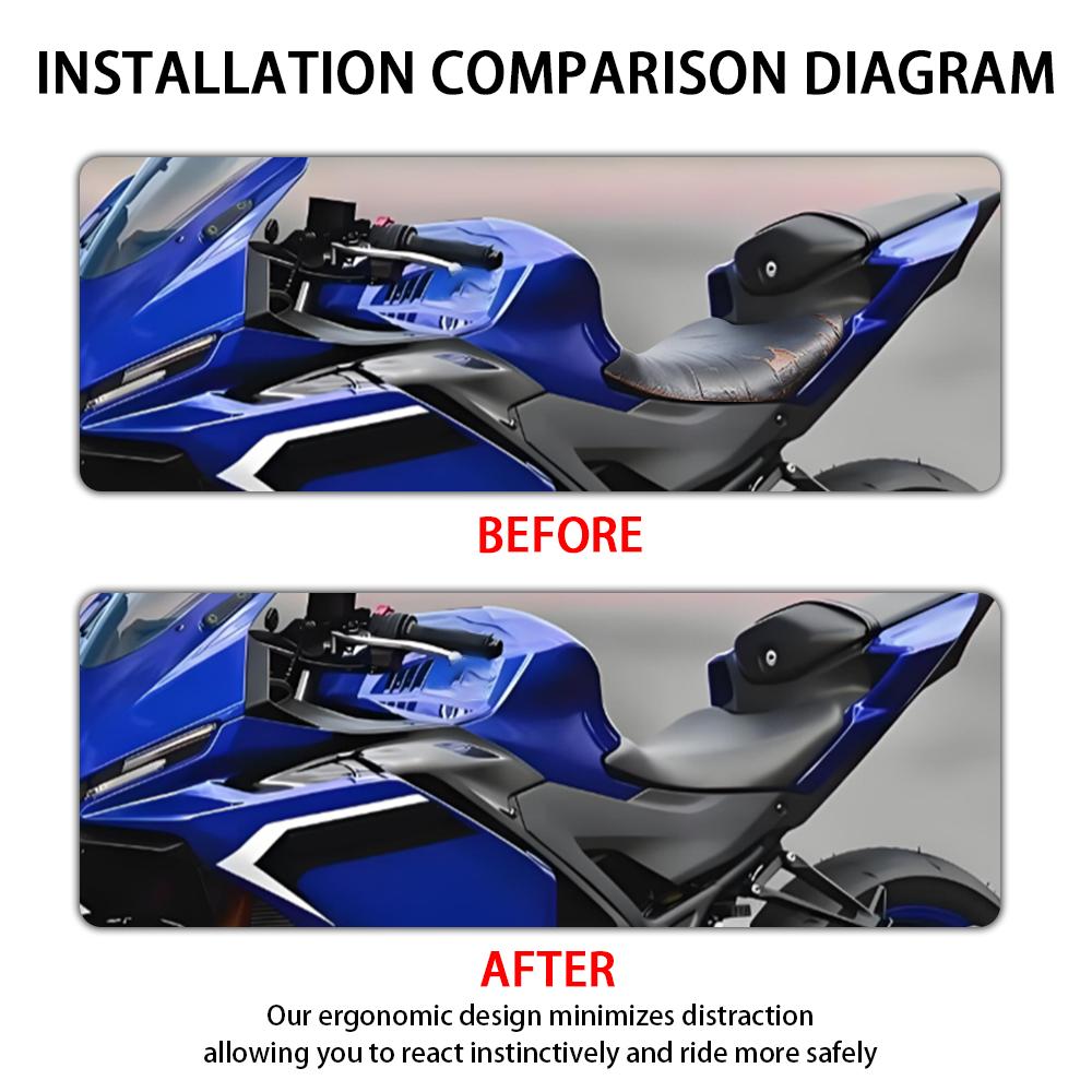 Motorcycle Accessories Height Increase Expansion Driver Rider Front Seat Cushion Fit For Yamaha YZF R3 YZF-R3 2025