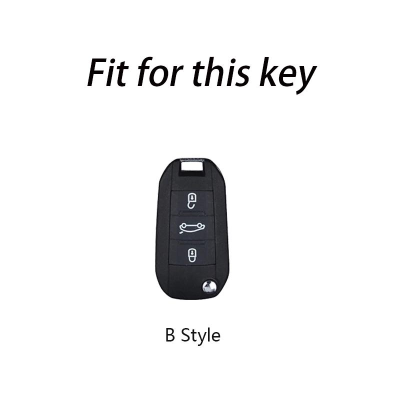 Tpu Car Key Case Cover Protect Shell Bag For Peugeot 208 107 206 306 307 308 2008 3008 4008 5008 Rcz Citroen C1 C2 C3 C4 C5 C8