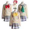 Sunshine Live Love Takami Chika Sailor Dress Jk Uniform Cosplay Gift Costume
