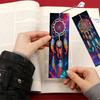 12Pcs DIY Diamond Art Bookmark with Crystal Pendant Water Diamond Art Bookmark for Readers Home Office Book Decor & Gift Idea