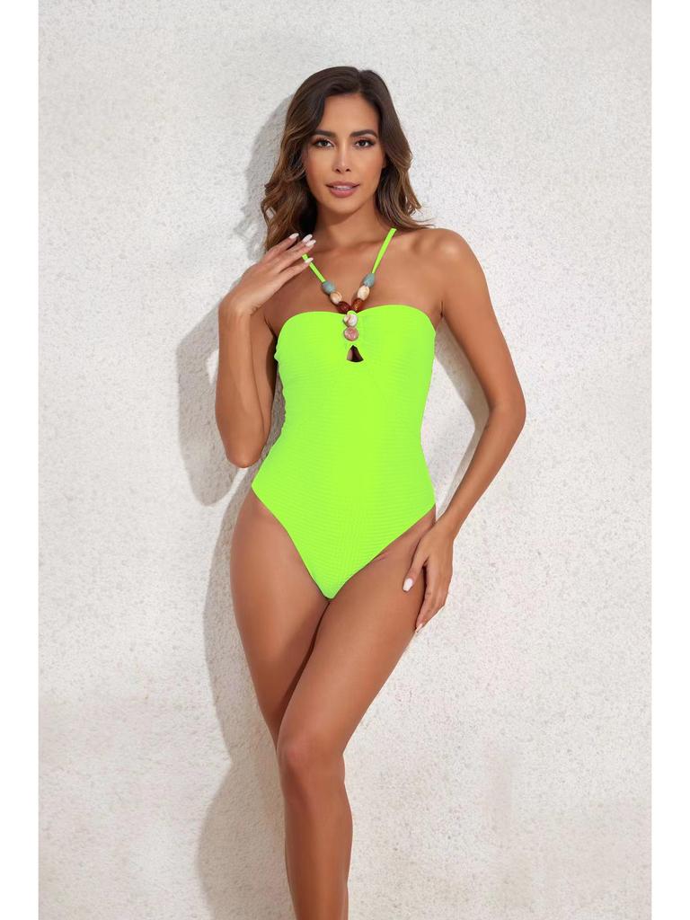 2024 Women's One-Piece Swimsuit: Slimming, Sexy, Sun Protection, Belly Covering, Gauze Skirt Bikini Set