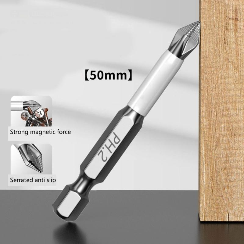 Quality 7pc Magnetic Screwdriver Bit Steel Tip for Enhances Grip and Shock Resistance Tool for Household