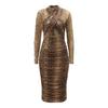 Bardot Womens/Ladies Aliyah Snake Print Bodycon Wrap Dress