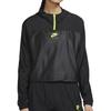 (DÁMSKÉ) Dámská černá bunda Nike s polovičním zipem a kapucí CU3047-010