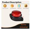 2PCS LED Marker Lights Trailer 12V Waterproof Red Chicken Lights for Semi Trucks Freightliner Cargo – Universal Fit