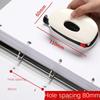 NEW A4 4-hole D-type Clip Clip Blue PP Folder Perforated Transparent Binder Folder A4 Folder