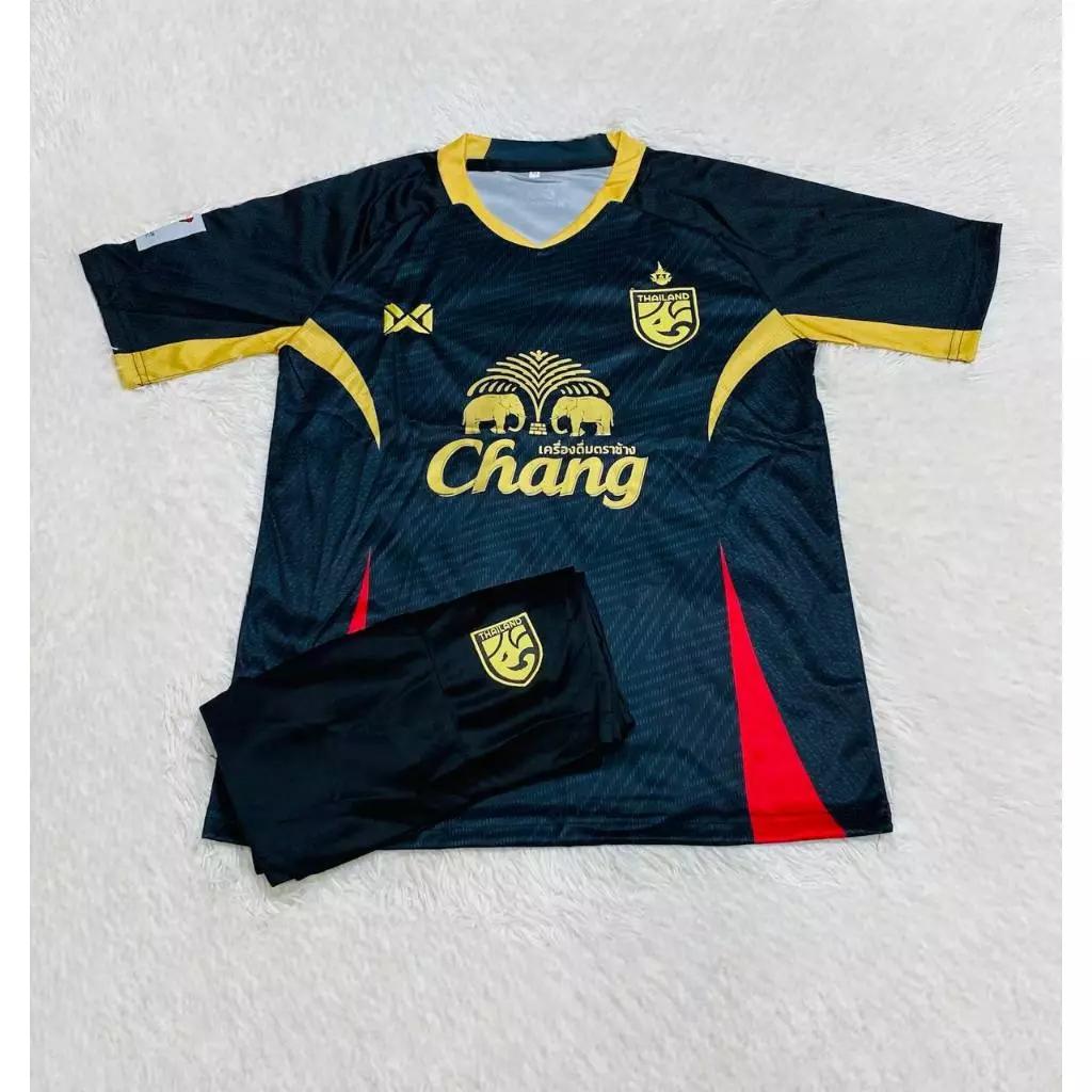Thailand FOOTBALL SOCCER NATION TEAM JERSEY SHIRT HOME FAN Print Polo Unisex Men Women Quick Dry Short Sleeve Uniform Elephant Logo Sport
