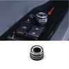 Black Aluminum Rearview Mirror Adjust Knob Trim For Toyota Corolla -2024