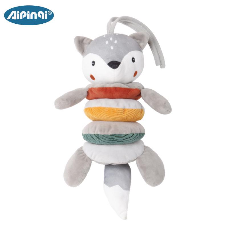 Aipinqi Plush Baby Rattle & Music Box Hanging Toy