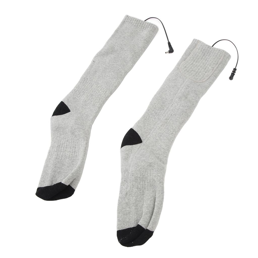 Electric Hting Socks Winter Thicken Cotton Cold   Warm USB Plug in Electric Socks for Men Women