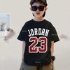Children's Short Sleeved Shirt Summer Sportwear Kid Casual Fashion Tees Top Baby Boys Comfortable Leisure Cotton Clothing Tshirt