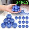 24Pcs Washing Machine Hair Remover Filter Clothes Washing Balls Reusable Laundry Ball for Cat Dog Pet Fur Remover