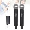 Wireless Microphone System Cordless with Rechargeable Receiver for Karaoke Singing Party Church Classroom