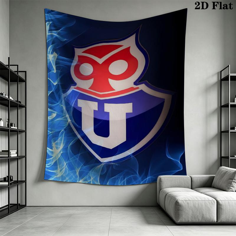 Universidad de Chile Wall Tapestry Aesthetic Wall Hanging Printed Fabric Blanket Decorative Tapestries for Bedroom Living Room Home Decor