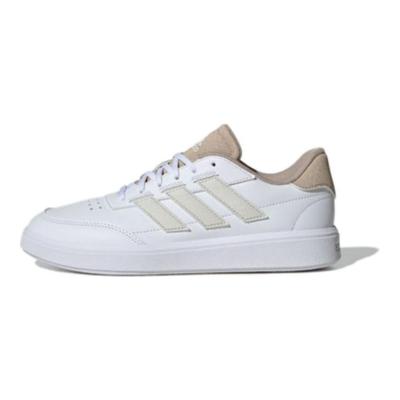 COURTBLOCK Anti Slip Wear Resistant Low Top Skateboard Shoes Women's White Sneakers IG6881