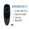 2.4GHz Wireless M5 Air Mouse Bluetooth5.2 Mini Keyboard Voice Backlit Remote Control IR Learning Remote Control for PC Android