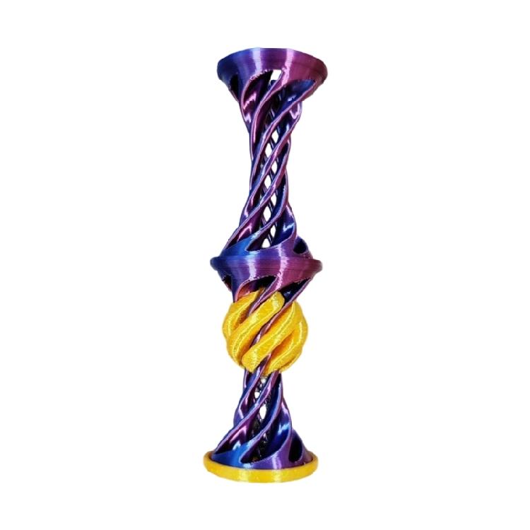 3D Print Spirals Toy Passthrough Pyramid Toy For Stress Relieving And Concentration Improvement for Office and Classroom
