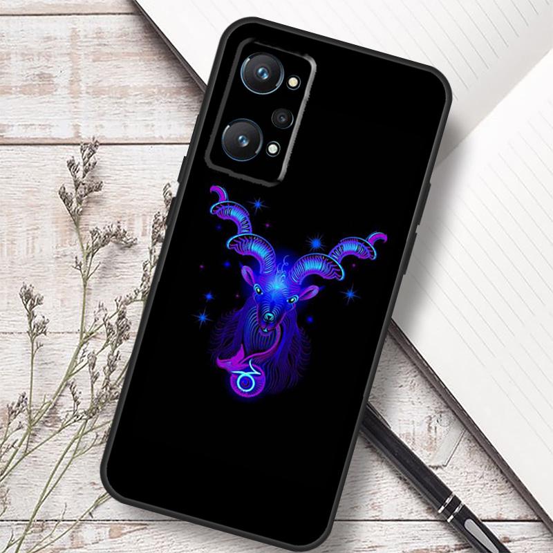 Zodiac Signs For Realme 14 10 11 12 13 Pro Plus GT 6 6T 5 GT7 Pro C67 C61 C55 C53 C51 C21Y C25S C75 Case