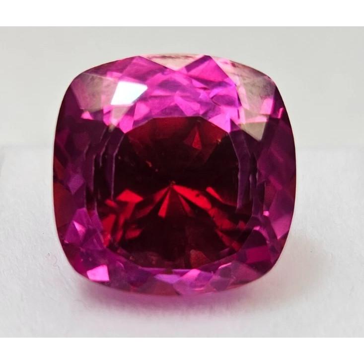 Certified Bi-Color Pitambari Sapphire Cushion Cut 12+ Ct Beautiful Gemstone