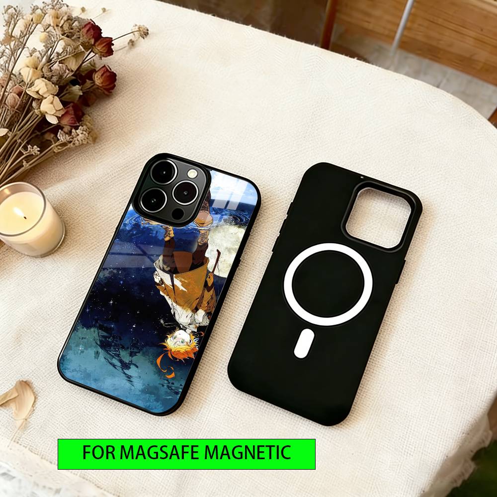 

The Promised Neverland Phone Case Magnetic with Magsafe Wireless Charging For iPhone17,16,15,14,13,12,11 Plus,Pro iPhone13