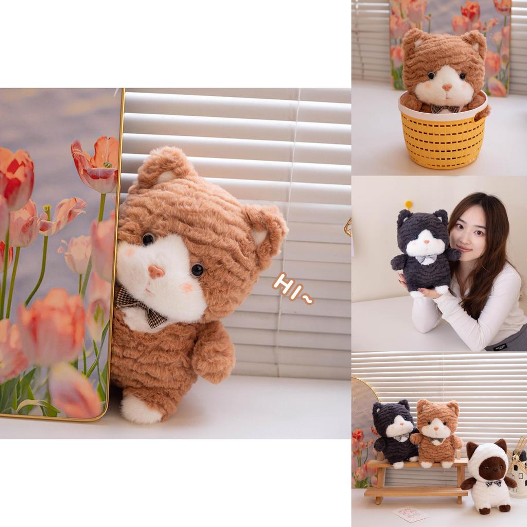 Adorable 8 Inch And 9 Inch Plush Cat Toy Doll Perfect For Weddings And Gifts