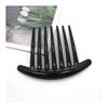 DFsucces Hair Accessories, French Twist Comb, 7-Tooth Hair Comb, Hair Clip, Updo, Easy Hair Bun, 5-Piece Set, Black (7-Tooth), Blends In and