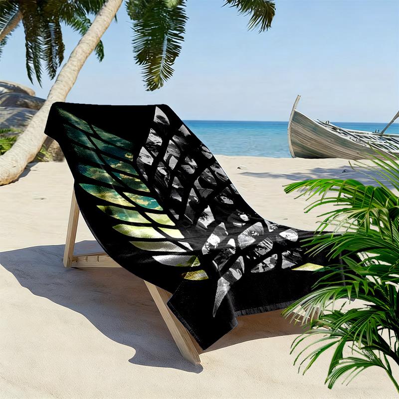 Shadow Reaper: Eternal Battle beach towel beach Portable for travel quick-drying swim towel Absorbent bath towel Outdoor pool towel printing Comfort