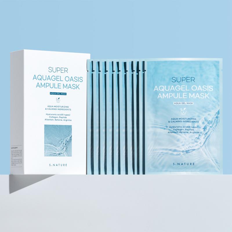 S.NATURE Super Aquagel Oasis Ampule Mask 30ml*10EA