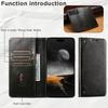SUTENI For iPhone 17 Pro Max Case PU Leather Stand Wallet Phone Cover