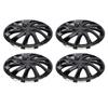 4Pcs 14in Hubcap Wheel Cover Stylish Look Scratch Proof Protective Wheel Rim Cover Replacement for