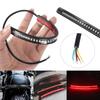 Universal Motorcycle LED Tail Light Bar 48 LED Flexible Strips Brake Running Turn Signal Light Daytime Running Light