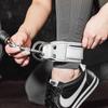 Leather Ankle Strap Cuffs Adjustable for Cable Machine Attachment Home Gym Foot Resistance Training Legs Strength Body Building