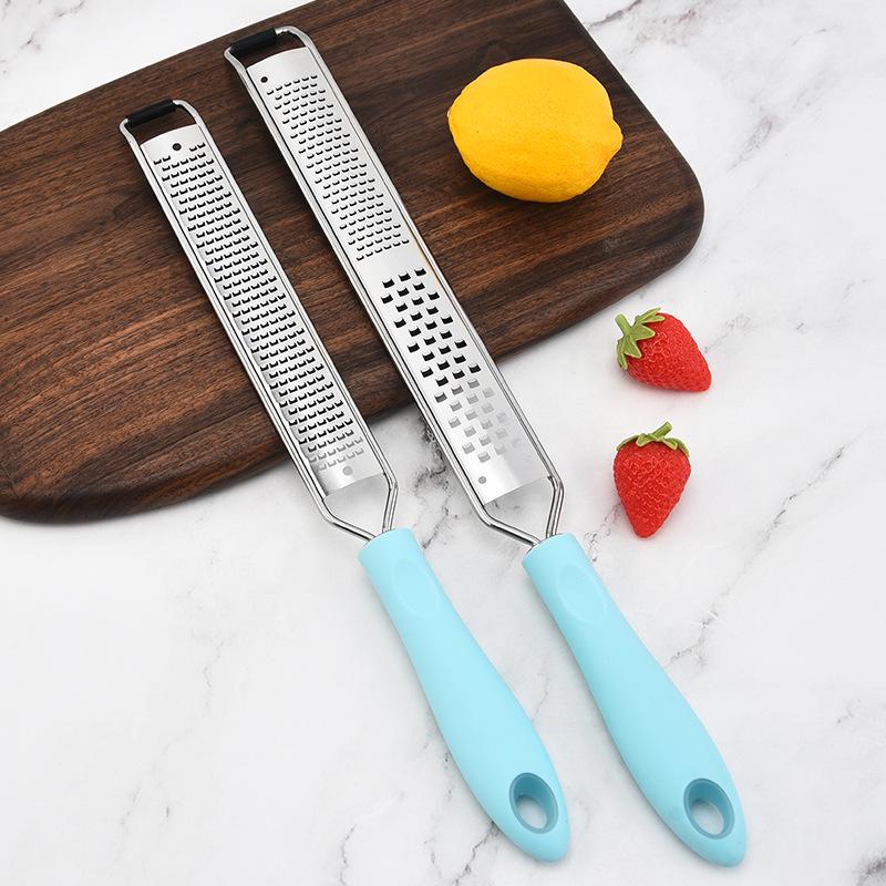Stainless Steel Cheese & Lemon Zester Grater Peeler Tool