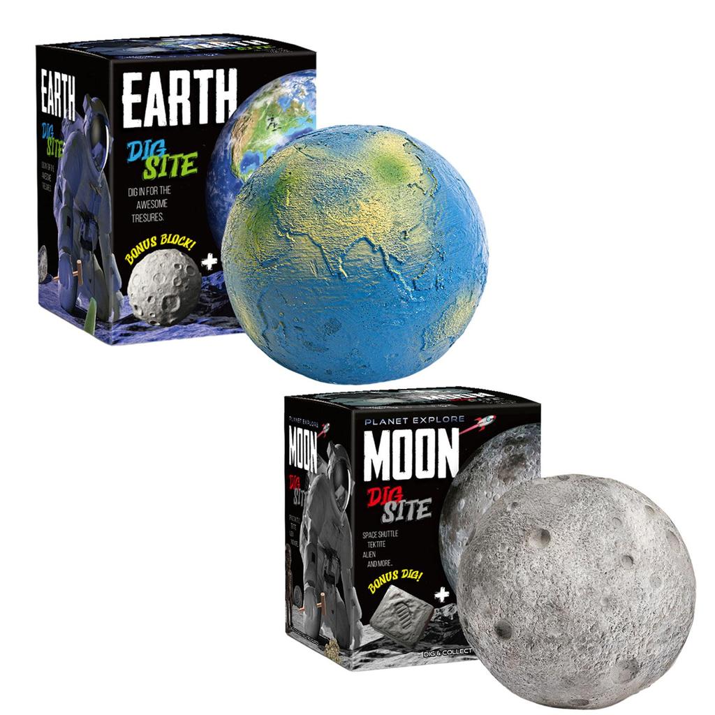 Edu-Sci Sonnensystem Puzzle – Der Mond – 1000 Teile – 65x65 Cm – Weltraum-Puzzle