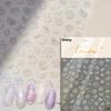 1 piece5D Cute Fruit Jelly Nail Stickers Red and Green Apple High Quality Nail Stickers New Embossed Nail Art Decoration Sticker