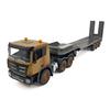 1Celsius18 Scale Remote Control Flatbed Truck 9 Channel RC Construction Vehicle with Detachable Trailer
