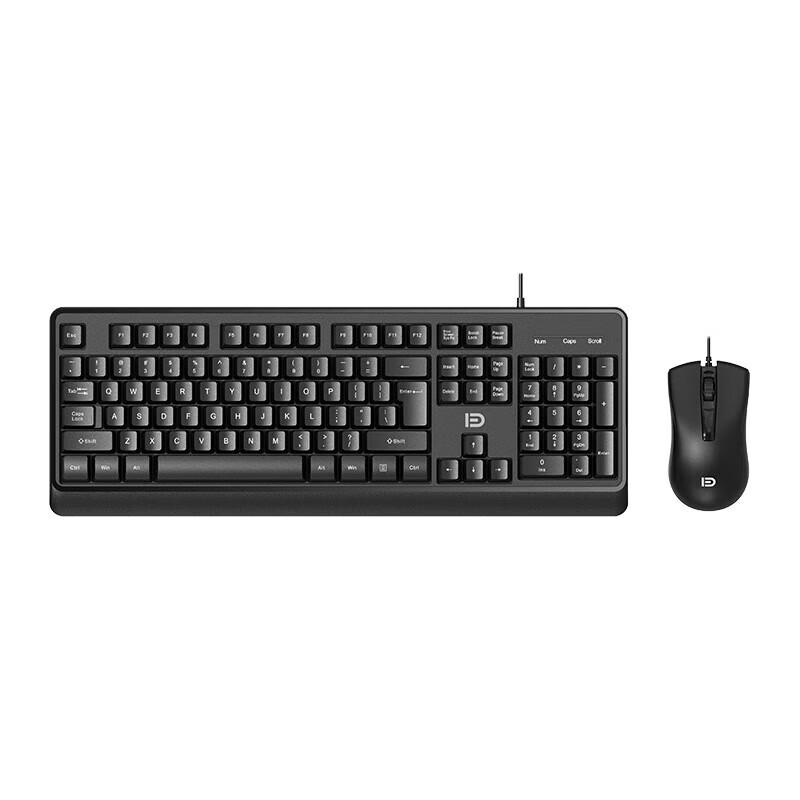 Fude 8700P Wired Splash-Proof Keyboard Mouse Combo