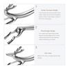 uxcell 4 Pcs Zinc Alloy Deer Chopstick Rests Cutlery Rest for Countertop Spoon Fork Knife Holder Tabletop Decoration Silver